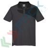Polo da lavoro bicolore 55% Cotone + 45% Poliestere, 144 gr, tessuto traspirante con design antigraffio, vestibilità slim, cuciture in contrasto, colore grigio/nero, Colore: Grigio, Taglia: S, 6 image vendita, produzione, prezzi e offerte
