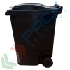 Bidone spazzatura per la raccolta differenziata rifiuti, capacità 360 Lt, certificato UNI EN 840, per uso esterno, colore nero, Tipologia: Bidone UNI EN 840, Capacità: 360 Lt, Chiusura: Coperchio a Cerniera, Versione: Standard, Colore: Nero, 10 image vendita, produzione, prezzi e offerte