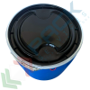 Fusto in plastica (HDPE) ad apertura totale, cilindrico, capacità 136 Lt, ADR/ONU per solidi, uso industriale, Tipologia: Fusto Bocca Aperta Cilindrico (TOCIL), Capacità: 136 Lt, Ideale per: Solidi e Polveri, Contatto Diretto con Alimenti: NO, Materiale: HDPE, Colore: Blu, 13 image vendita, produzione, prezzi e offerte