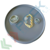 Fusto in ferro cilindrico, capacità 30 Lt,con tappi a vite Tri Sure (inclusi), omologato ADR/ONU, corpo grigio interno laccato, 4 image vendita, produzione, prezzi e offerte