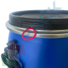Fusto in plastica (HDPE) ad apertura totale, rotondo, capacità 60 Lt, ADR/ONU per solidi, uso alimentare, Tipologia: Fusto Bocca Aperta Rotondo (TO-UN), Capacità: 60 Lt, Ideale per: Solidi e Polveri, Contatto Diretto con Alimenti: SI, Materiale: HDPE, Colore: Blu, 12 image vendita, produzione, prezzi e offerte