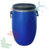 Fusto in plastica (HDPE) ad apertura totale, rotondo, capacità 60 Lt, ADR/ONU per solidi, uso alimentare, Tipologia: Fusto Bocca Aperta Rotondo (TO-UN), Capacità: 60 Lt, Ideale per: Solidi e Polveri, Contatto Diretto con Alimenti: SI, Materiale: HDPE, Colore: Blu vendita, produzione, prezzi e offerte