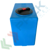 Serbatoio acqua in plastica (PE), parallelepipedo verticale, capacità 100 Lt, Mis. 350 L x 550 P x 595 H mm, colore azzurro, Tipologia: Serbatoio Parallelepipedo Verticale, Capacità: 100 Lt, Versione: Corpo Liscio, 11 image vendita, produzione, prezzi e offerte