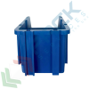 Cassa bocca di lupo in plastica (PP), sovrapponibile e componibile, capacità 5,25 Lt, Mis. 173 L x 307 P x 150 H mm, colore blu, Tipologia: Bocca di Lupo Sovrapponibile e Componibile, Capacità: 5,25 Lt, Colore: Blu, 4 image vendita, produzione, prezzi e offerte