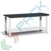 Banco da lavoro piano in acciaio con gambe fisse, Mis. 2007 L x 704 P x 887 H mm, colore antracite/grigio chiaro, Tipologia: Banco Standard, Gambe: Fisse, Materiale Piano: Acciaio, Larghezza (cm): 200, Versione: Senza Cassetti, Colore: Grigio vendita, produzione, prezzi e offerte