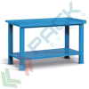 Banco da lavoro piano in acciaio con gambe fisse, Mis. 1057 L x 704 P x 887 H mm, colore blu, Tipologia: Banco Standard, Gambe: Fisse, Materiale Piano: Acciaio, Larghezza (cm): 150, Versione: Senza Cassetti, Colore: Blu vendita, produzione, prezzi e offerte