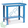 Banco da lavoro piano in acciaio con gambe regolabili, Mis. 1031 L x 704 P x 737/1112 H mm, colore blu, Tipologia: Banco Standard, Gambe: Regolabili, Materiale Piano: Acciaio, Larghezza (cm): 103, Versione: Senza Cassetti, Colore: Blu vendita, produzione, prezzi e offerte