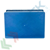 Cassetta in plastica (PP) sovrapponibile ed inseribile, capacità 45 Lt, Mis. 600 L x 400 P x 250 H mm, con coperchio integrato, Tipologia: Cassa Inseribile Industriale, Versione: Con Coperchio, Mis. Base (cm): 40 x 60, Altezza (cm): 25, Capacità: 45 Lt, Contatto Diretto con Alimenti: NO, Colore: Blu, 11 image vendita, produzione, prezzi e offerte