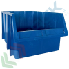 Cassa bocca di lupo in plastica (PP), sovrapponibile e componibile, capacità 33 Lt, Mis. 340 L x 503 P x 250 H mm, colore blu, Tipologia: Bocca di Lupo Sovrapponibile e Componibile, Capacità: 33 Lt, Colore: Blu vendita, produzione, prezzi e offerte