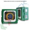 Teca per defibrillatore in plastica, ideale per ambienti esterni, con allarme, riscaldamento e alimentazione a bassa tensione, colore verde, 3 image vendita, produzione, prezzi e offerte
