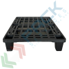 Pallet in plastica riciclata (PP), Mis. 600 L x 800 P x 140 H mm, con 6 piedi, piano forato, portata statica 600 Kg, portata dinamica 250 Kg, Tipologia: Pallet per Spedizioni, Mis. Base (cm): 60 x 80, Piano Superiore: Forato, Base d’Appoggio: 6 Piedi, Portata Statica (Kg): 600, Portata Dinamica (Kg): 250, Portata su Scaffale (Kg): NO, Altezza (cm): 14, 7 image vendita, produzione, prezzi e offerte