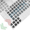 Pallet in plastica (HDPE), Mis. 800 L x 1200 P x 150 H mm, con 3 traverse, piano forato, portata statica 2500 Kg, portata dinamica 1000 Kg, portata su scaffale 400 Kg, Tipologia: Pallet per Alimenti, Mis. Base (cm): 80 x 120, Piano Superiore: Forato, Base d’Appoggio: 3 Traverse, Portata Statica (Kg): 2500, Portata Dinamica (Kg): 1000, Portata su Scaffale (Kg): 400, Altezza (cm): 15, 11 image vendita, produzione, prezzi e offerte