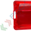 Cassetta in plastica (HDPE) sovrapponibile ed inseribile, capacità 40 Lt, Mis. 560 L x 350 P x 310 H mm, base chiusa e pareti forate, colore rosso, Tipologia: Cassa Inseribile Alimentare, Versione: Base Chiusa e Pareti Forate, Mis. Base (cm): 35 x 56, Altezza (cm): 31, Capacità: 40 Lt, Contatto Diretto con Alimenti: SI, Colore: Rosso, 16 image vendita, produzione, prezzi e offerte