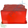 Cassetta in plastica (HDPE) sovrapponibile ed inseribile, capacità 65 Lt, Mis. 630 L x 440 P x 330 H mm, base chiusa e pareti chiuse, colore rosso, Tipologia: Cassa Inseribile Alimentare, Versione: Base e Pareti Chiuse, Mis. Base (cm): 44 x 63, Altezza (cm): 33, Capacità: 65 Lt, Contatto Diretto con Alimenti: SI, Colore: Rosso, 10 image vendita, produzione, prezzi e offerte