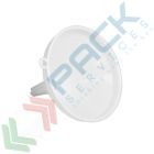 Imbuto In Plastica Bianco Stef 43120 Da 12 Cm - Confezione Da 2 Pezzi - Uso Alimentare, Made In Italy