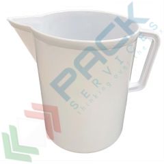 Caraffa in PP bianca, 5000 ml, Ø 187 x 216 H mm, Tipologia: Caraffa, Capacità: 5000 ml, Colore: Bianco vendita, produzione, prezzi e offerte