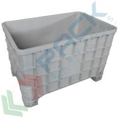 Bins in HPDE, 4 piedi, 100 x 63,5 x 64,5 cm, 300 Lt, Tipologia: Bins Chiusi, Volume (Lt): 300, Materiale: HDPE, Base: 4 Piedi, Mis. Base (cm): 63,5 x 100, Altezza (cm): 64,5, Versione: Standard vendita, produzione, prezzi e offerte