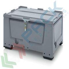 Bins SA/SV, 4 piedi, 120 x 80 x 79 cm, 535 Lt, Tipologia: Bins Chiusura SA-SV, Volume (Lt): 535, Materiale: HDPE, Mis. Base (cm): 80 x 120, Altezza (cm): 79, Base: 4 Piedi, Versione: Non Omologata ADR/UN vendita, produzione, prezzi e offerte