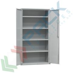 Armadio in metallo per archivio, con ante battenti, 1 vano, Mis. 800 L x 450 P x 2000 H mm, maniglia in metallo lucchettabile, Tipologia: Archivio Ante Battenti, Nr. Vani: 1, Larghezza (cm): 80, Profondità (cm): 45, Altezza (cm): 200, Chiusura: Maniglia vendita, produzione, prezzi e offerte
