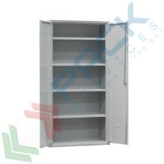 Armadio in metallo multi uso con ante battenti, 1 vano, Mis. 1000 L x 400 P x 1800 H mm, maniglia in metallo lucchettabile, Tipologia: Multiuso, Nr. Vani: 1, Larghezza (cm): 100, Profondità (cm): 40, Altezza (cm): 180, Chiusura: Maniglia vendita, produzione, prezzi e offerte