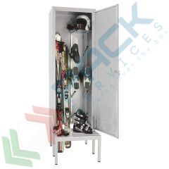 Armadio in metallo porta sci, 1 vano, Mis. 600 L x 800 P x 2100 H mm, maniglia in metallo lucchettabile, Tipologia: Porta Sci, Nr. Vani: 1, Larghezza (cm): 60, Profondità (cm): 80, Altezza (cm): 210, Chiusura: Maniglia vendita, produzione, prezzi e offerte
