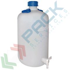 Bottiglione 50 Lt, cilindrico, collo stretto e rubinetto, Tipologia: Bottiglione Cilindrico, Capacit&agrave;: 50 Lt, Bocca: Stretta, Rubinetto: Si vendita, produzione, prezzi e offerte