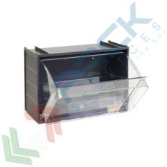 Cassettiera in PET, 1 cassetto, grigio scuro, Tipologia: Cassettiera Crystal Box, Versione: Profondit&agrave; 15,5 cm, Cassetti/e nr.: 1, Colore: Grigio Scuro vendita, produzione, prezzi e offerte