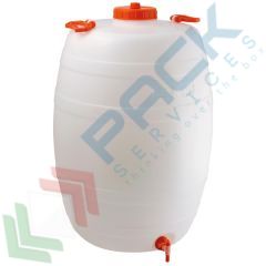 Bottiglione 100 Lt cilindrico, collo largo e rubinetto, Tipologia: Bottiglione Cilindrico, Capacit&agrave;: 100 Lt, Bocca: Larga, Rubinetto: Si vendita, produzione, prezzi e offerte