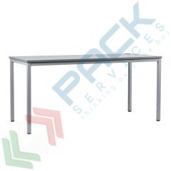 Banco da laboratorio in acciaio, Mis. 1600 L x 800 P x 850 H mm, con piano laminato, Tipologia: Standard, Larghezza (cm): 160, Profondità (cm): 80, Altezza (cm): 85, Cassetti nr.: Senza Cassetti, Ripiani: Senza Ripiani vendita, produzione, prezzi e offerte