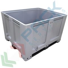 Bins in HPDE, 3 traverse, 120 x 100 x 76 cm, 610 Lt, Tipologia: Bins Chiusi, Volume (Lt): 610, Materiale: HDPE, Mis. Base (cm): 100 x 120, Altezza (cm): 76, Base: 3 Traverse, Versione: Standard vendita, produzione, prezzi e offerte