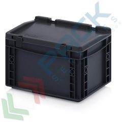 Cassa in PP antistatica 7,57 Lt, 30 x 20 x 18,5 cm, coperchio, Tipologia: Conduttive Antistatiche, Mis. Base (cm): 20 x 30, Altezza (cm): 18,5, Versione: Con Coperchio vendita, produzione, prezzi e offerte