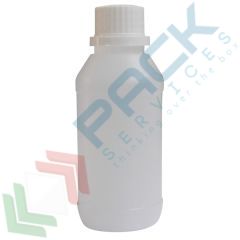 Bottiglia in plastica (HDPE), cilindrica a collo stretto, capacità 100 ml, chiusura con tappo a vite e sigillo Ø 17,5 mm (inclusi), Tipologia: Cilindrica bocca stretta (CS22), Capacità: 100 ml, Colore: Neutro