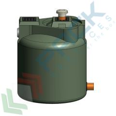 Filtro percolatore aerobico, A.E. 5, 500 Lt, Tipologia: Filtro Percolatore, Capacità: 500 Lt, Corpo: Liscio, Versione: Aerobico vendita, produzione, prezzi e offerte