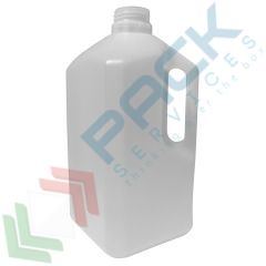 Flacone in HDPE rettangolare collo stretto con manico, 2500 ml, Tipologia: Bottiglie Rettangolari con Manico, Capacit&agrave;: 2500 ml, Bocca: Stretta, Chiusura: Tappo a Vite e Sigillo, Omologazione ADR: NO, Colore: Neutro vendita, produzione, prezzi e offerte