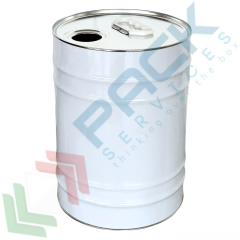 Fusto ferro cilindrico 25 Lt, ADR liquidi, bianco/grezzo, Tipologia: Fusto Tappo Dosatore, Capacit&agrave;: 25 Lt, Ideale per: Liquidi, &Oslash; Diametro (mm): 285, Altezza (mm): 460, Colore Esterno / Interno: Bianco - Grezzo vendita, produzione, prezzi e offerte