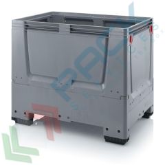Bins abbattibile, 4 piedi, 120 x 80 x 100 cm, Tipologia: Bins Pieghevoli, Volume (Lt): 700, Materiale: HDPE, Base: 4 Piedi, Mis. Base (cm): 80 x 120, Altezza (cm): 100, Versione: Pareti Chiuse vendita, produzione, prezzi e offerte