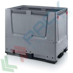 Bins abbattibile, 3 traverse, 120 x 80 x 100 cm, Tipologia: Bins Pieghevoli, Volume (Lt): 700, Materiale: HDPE, Base: 3 Traverse, Mis. Base (cm): 80 x 120, Altezza (cm): 100, Versione: Pareti Chiuse vendita, produzione, prezzi e offerte