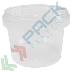 Barattolo in plastica (PP), conico, capacità 120 ml, tappo a pressione con sigillo di garanzia (esclusi), Tipologia: Conico tappo a pressione (LUL), Capacità: 120 ml, Colore: Neutro
