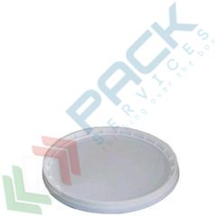 Coperchio in plastica (PP), a pressione con sigillo di garanzia per secchio conico 1,5 Lt (LB01500)