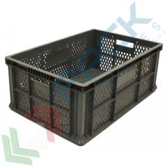 Cassa in PP alimentare forata, 42 Lt, 60 x 40 x 22 cm, Tipologia: Forate, Per Alimenti: SI, Mis. Base (cm): 40 x 60, Altezza (cm): 22 vendita, produzione, prezzi e offerte