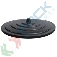 Coperchio per mastello con capacità 500 Lt, colore nero, Colore: Nero, Ideale per: MST-0500NER
