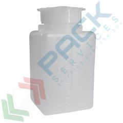 Bottiglia in PE rettangolare collo largo, 250 ml, Tipologia: Rettangolare bocca larga (RCL), Capacità: 250 ml, Colore: Neutro vendita, produzione, prezzi e offerte