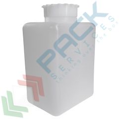 Bottiglia in PE graduata, rettangolare collo largo, 2000 ml, Tipologia: Bottiglie Rettangolari, Capacit&agrave;: 2000 ml, Bocca: Larga, Chiusura: Tappo a Vite e Sottotappo, Omologazione ADR: NO, Colore: Neutro vendita, produzione, prezzi e offerte