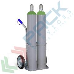 Carrello bombole zincato ideale per 2 bombole gas, Tipologia: Carrello, Ideale per: 2 Bombole, Versione: Acciaio Zincato vendita, produzione, prezzi e offerte
