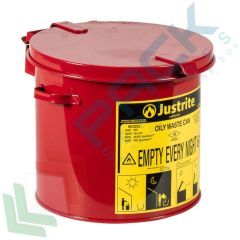 Bidone di sicurezza per rifiuti oleosi, da banco, capacità 8 Lt, apertura manuale, colore rosso, Tipologia: per Rifiuti Oleosi, Capacità: 8 Lt, Colore: Rosso, Versione: Apertura Manuale vendita, produzione, prezzi e offerte