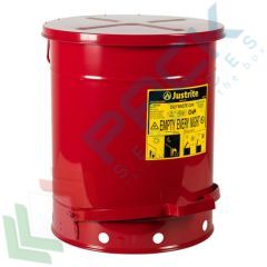 Bidone di sicurezza per rifiuti oleosi, capacità 52 Lt, apertura a pedale, colore rosso, Tipologia: per Rifiuti Oleosi, Capacità: 52 Lt, Colore: Rosso, Versione: Apertura a Pedale vendita, produzione, prezzi e offerte