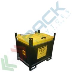 Contenitore batterie esauste, capacità 250 Lt, Mis. 950 L x 700 P x 800 H mm, telaio chiuso, Tipologia: Cassa Pallet, Capacità: 250 Lt, Colore: Nero + Giallo, Versione: Telaio Chiuso vendita, produzione, prezzi e offerte
