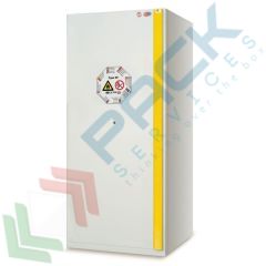 Armadio per infiammabili 89,5 L cm, ripiani acciaio, anta ad incavo SX, Tipologia: Armadio per Infiammabili Type90, Versione: con Maniglia ad Incavo, Larghezza (cm): 89,5, Profondit&agrave; (cm): 60, Altezza (cm): 205, Ante: 1 Piena - Ap. SX, Colore: Grigio, Versione Ripiani: Verniciati vendita, produzione, prezzi e offerte