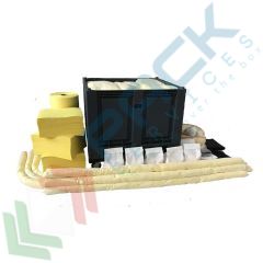 Kit chimici carrellato, assorb. 755 Lt - cassa pallet, Tipologia: Kit Chimici, Modello: Contenitore Carrellato, Confezionamento: Bins, Capacit&agrave; di Assorbimento Conf. (Lt): 755 vendita, produzione, prezzi e offerte