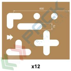 Dime per segnaletica kit AREA DI STOCCAGGIO, Tipologia: Dima per Segnaletica, Versione: Kit AREA DI STOCCAGGIO vendita, produzione, prezzi e offerte
